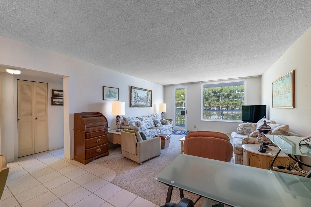 Living Room at 3450 S Ocean Boulevard 206, Palm Beach