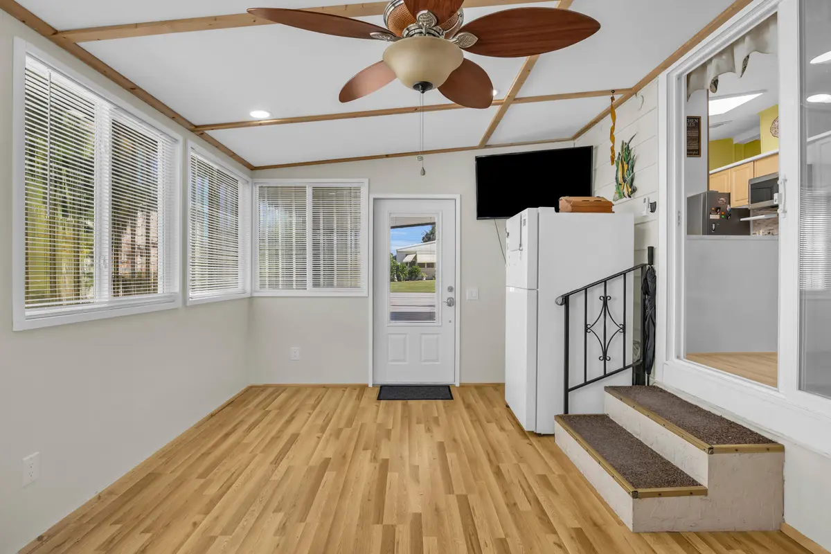 Enclosed Front Porch with A/C at 7850 SE Shenandoah Drive, Hobe Sound