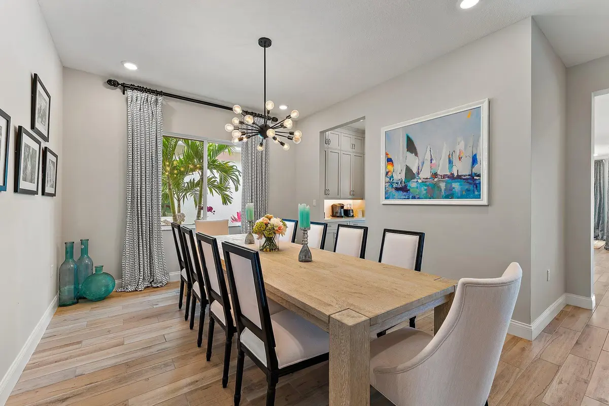 Dining Room at 12265 Waterstone Circle, Palm Beach Gardens