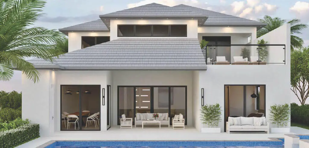 Rear Rendering at 13315 Provence Drive, Palm Beach Gardens