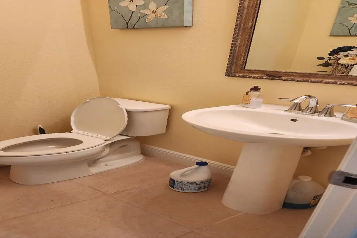 Guest half bath 1st floor at 1998 NW Cataluna Circle, Port St. Lucie
