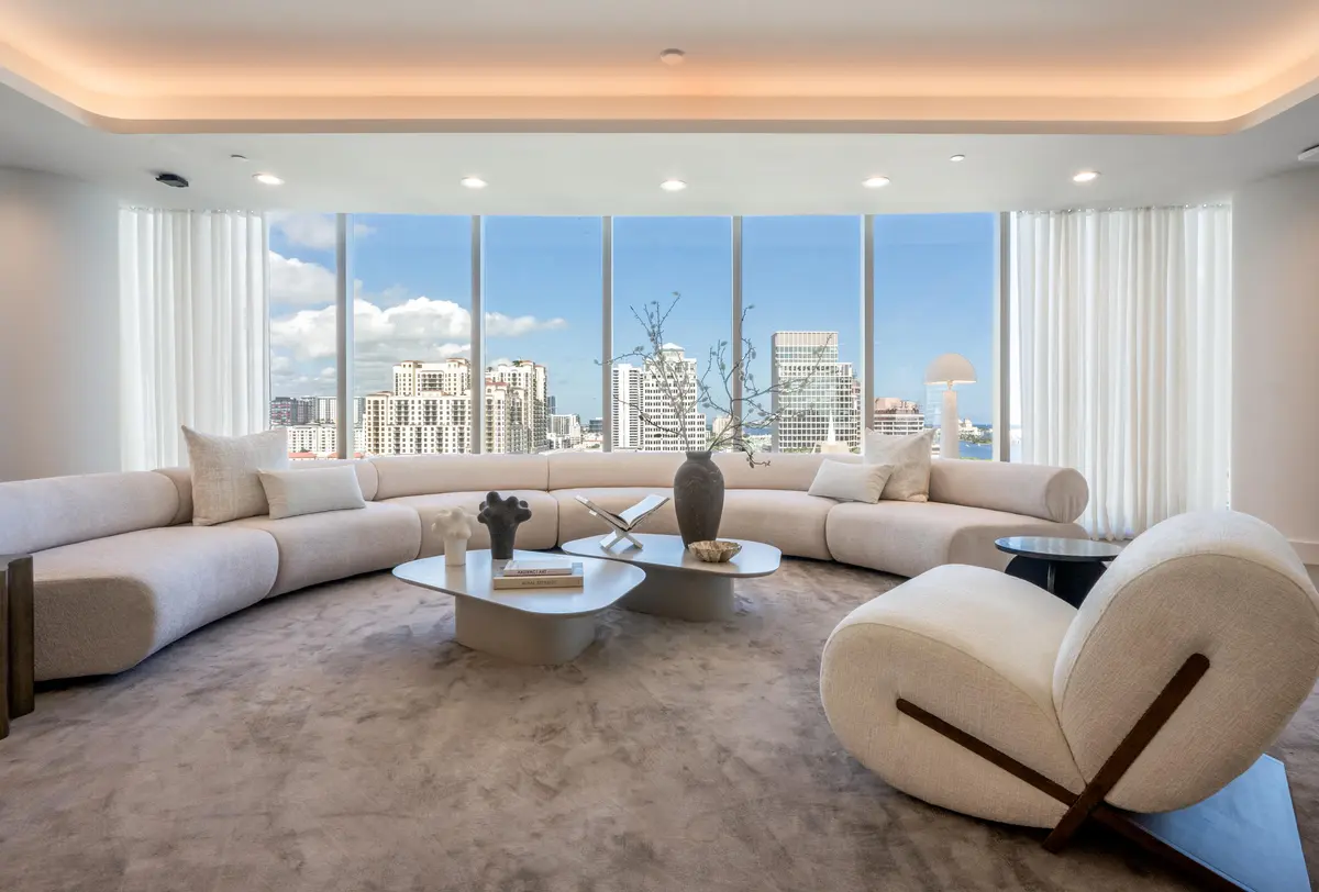 Living Area at 1333 S Flagler Drive 1101, West Palm Beach