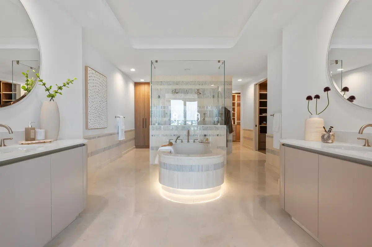 Primary Bath at 1333 S Flagler Drive 1101, West Palm Beach
