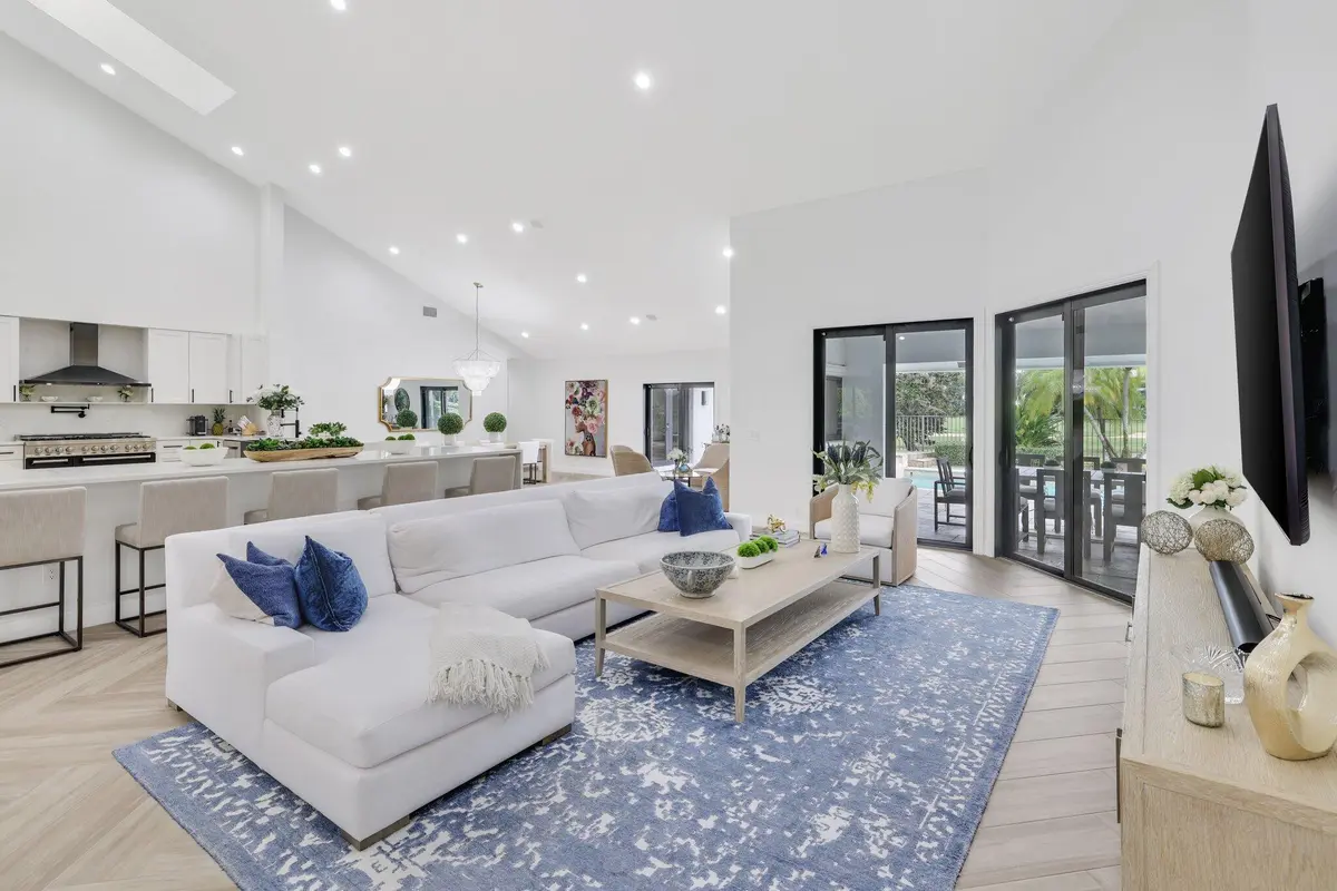 Expansive Living Room at 7811 Mandarin Drive, Boca Raton