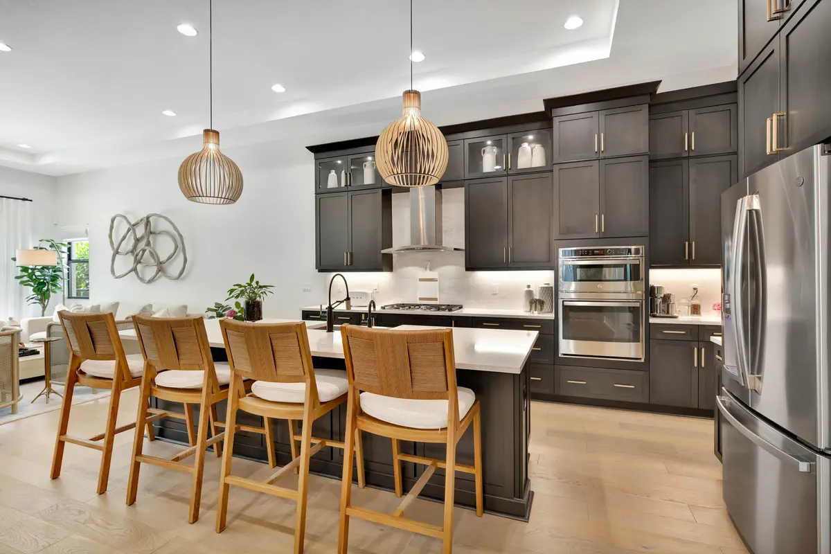 Espresso Wood Cabinets at 13638 Artisan Circle, Palm Beach Gardens