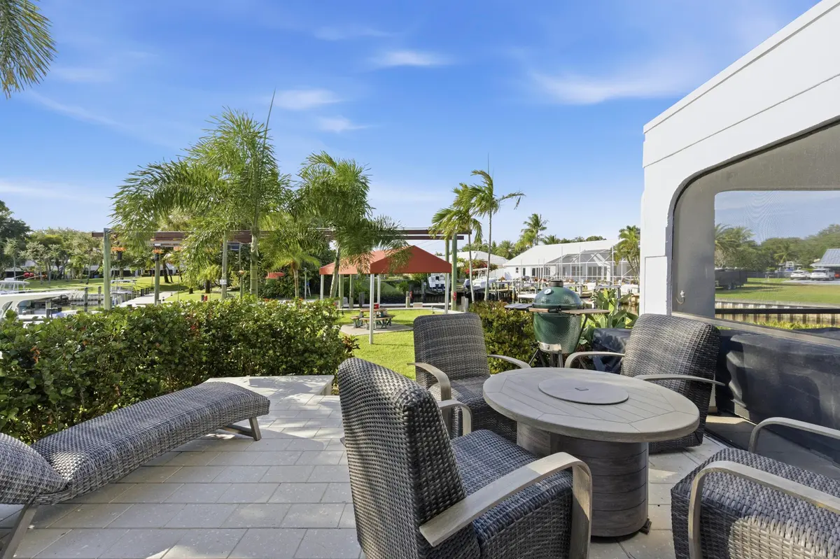 BACK PATIO at 2359 Treasure Isle Drive 38, Palm Beach Gardens