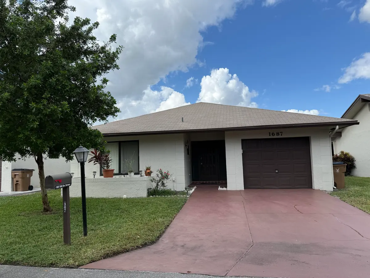 Front View at 1687 SW 20th Terrace, Deerfield Beach