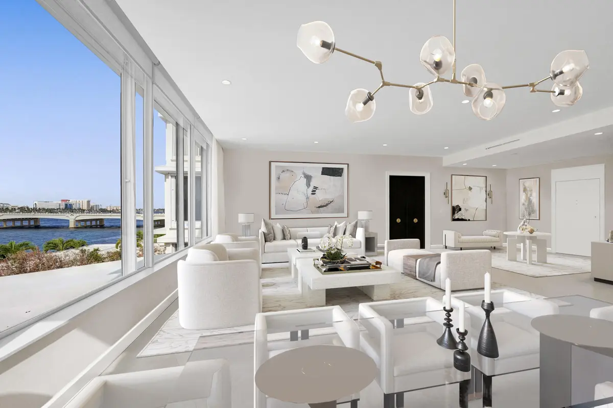 Living room at 44 Cocoanut Row 315a/316a, Palm Beach