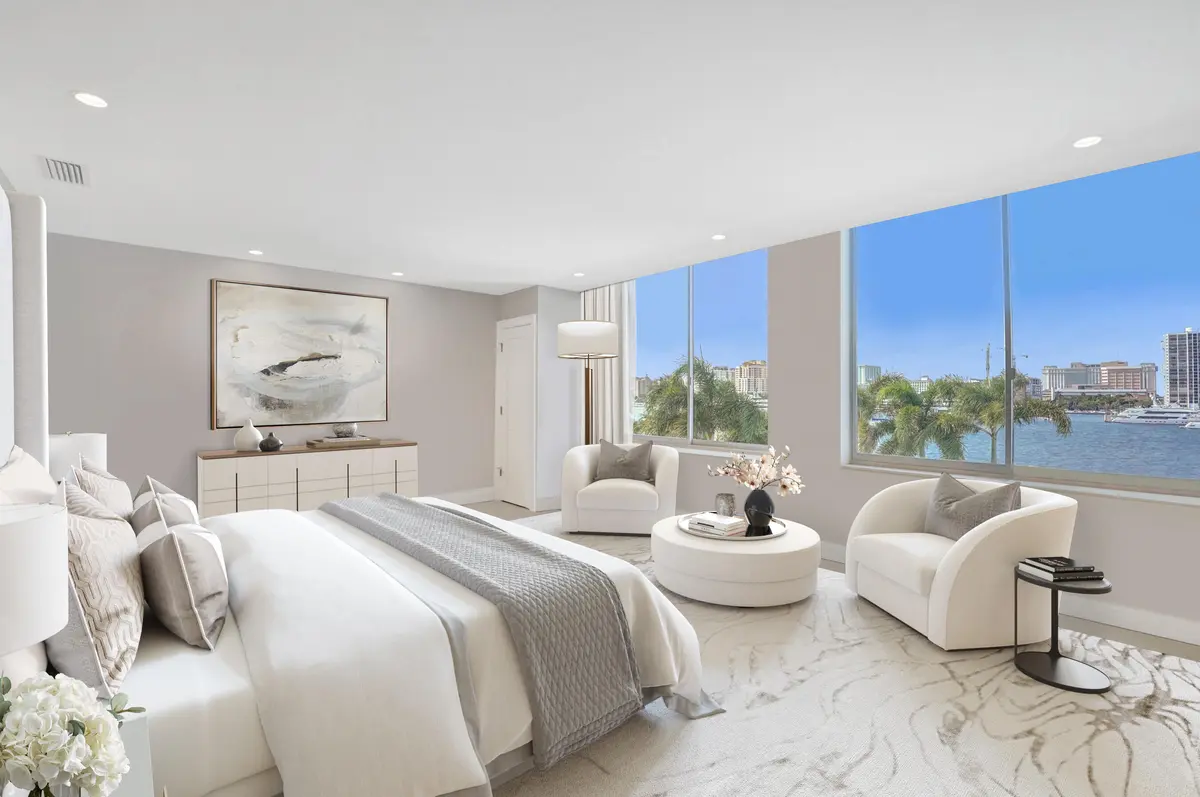 Primary bedroom at 44 Cocoanut Row 315a/316a, Palm Beach
