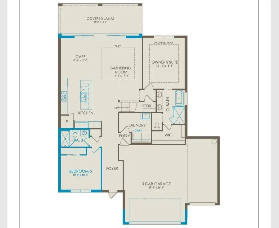 47 Whitestone Floorplan 1 at 4990 Naugle Way Whitestone 47, Davie
