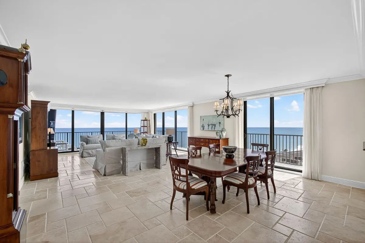Dining/Living Room at 400 Beach Road 804, Tequesta