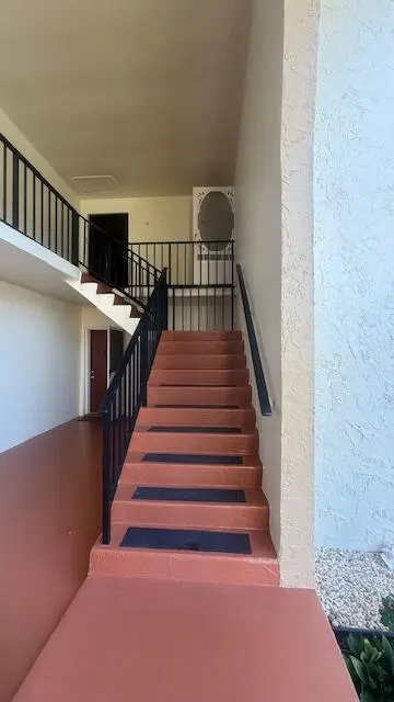 stairway to unit at 108 Lake Dora Drive, West Palm Beach