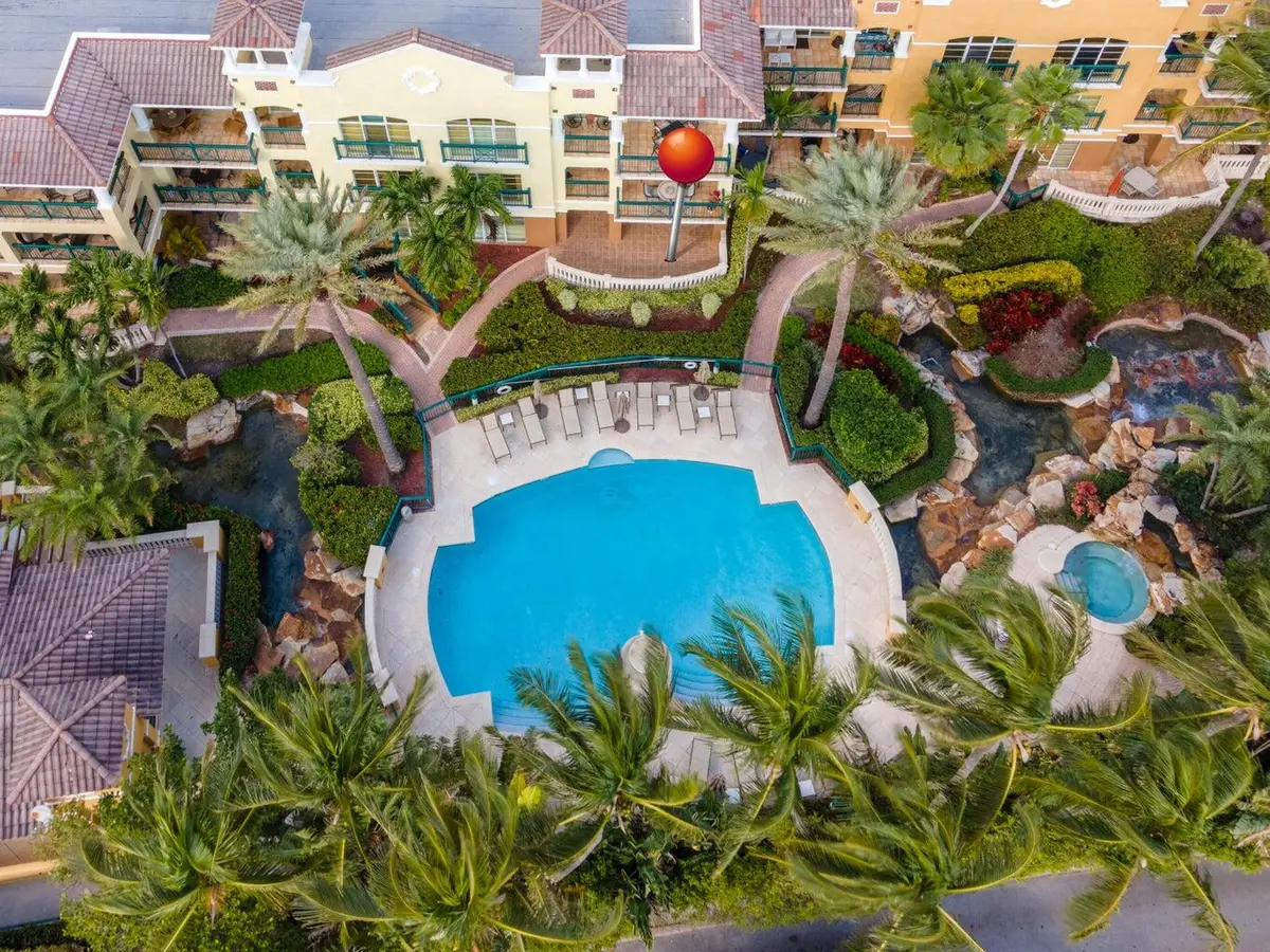 pool aerial at 1228 Hillsboro Mile 103, Hillsboro Beach