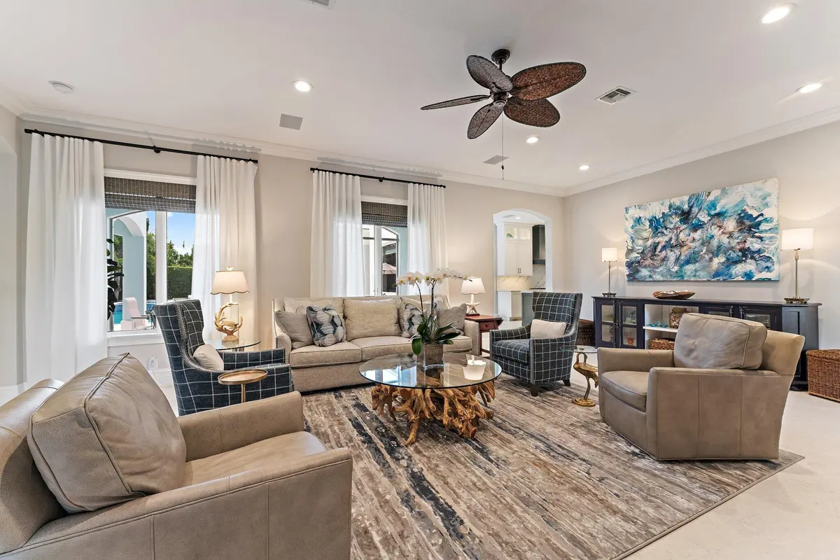 Living Room at 17392 SE Conch Bar Avenue, Tequesta