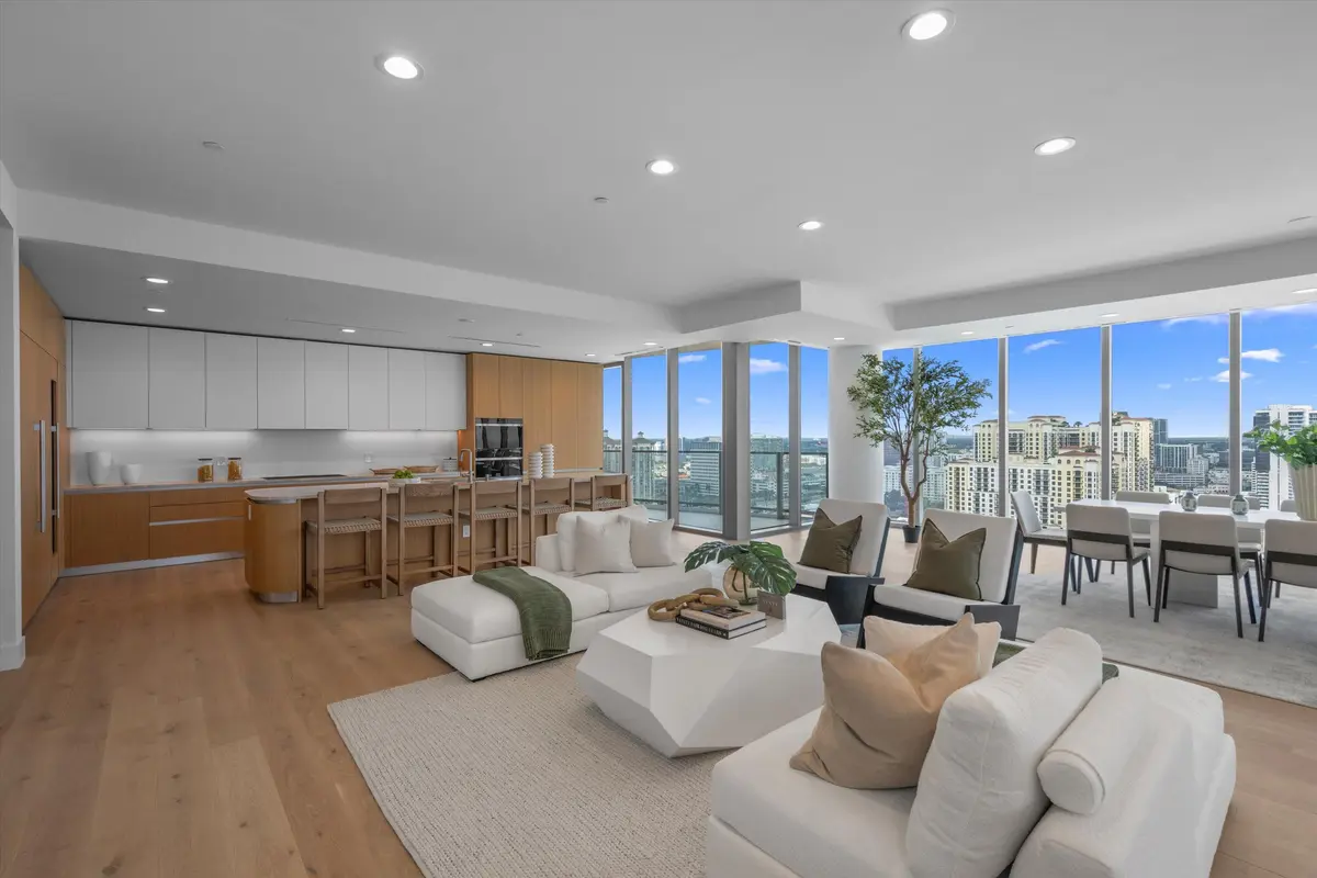 Living Room at 1333 S Flagler Drive 2201, West Palm Beach