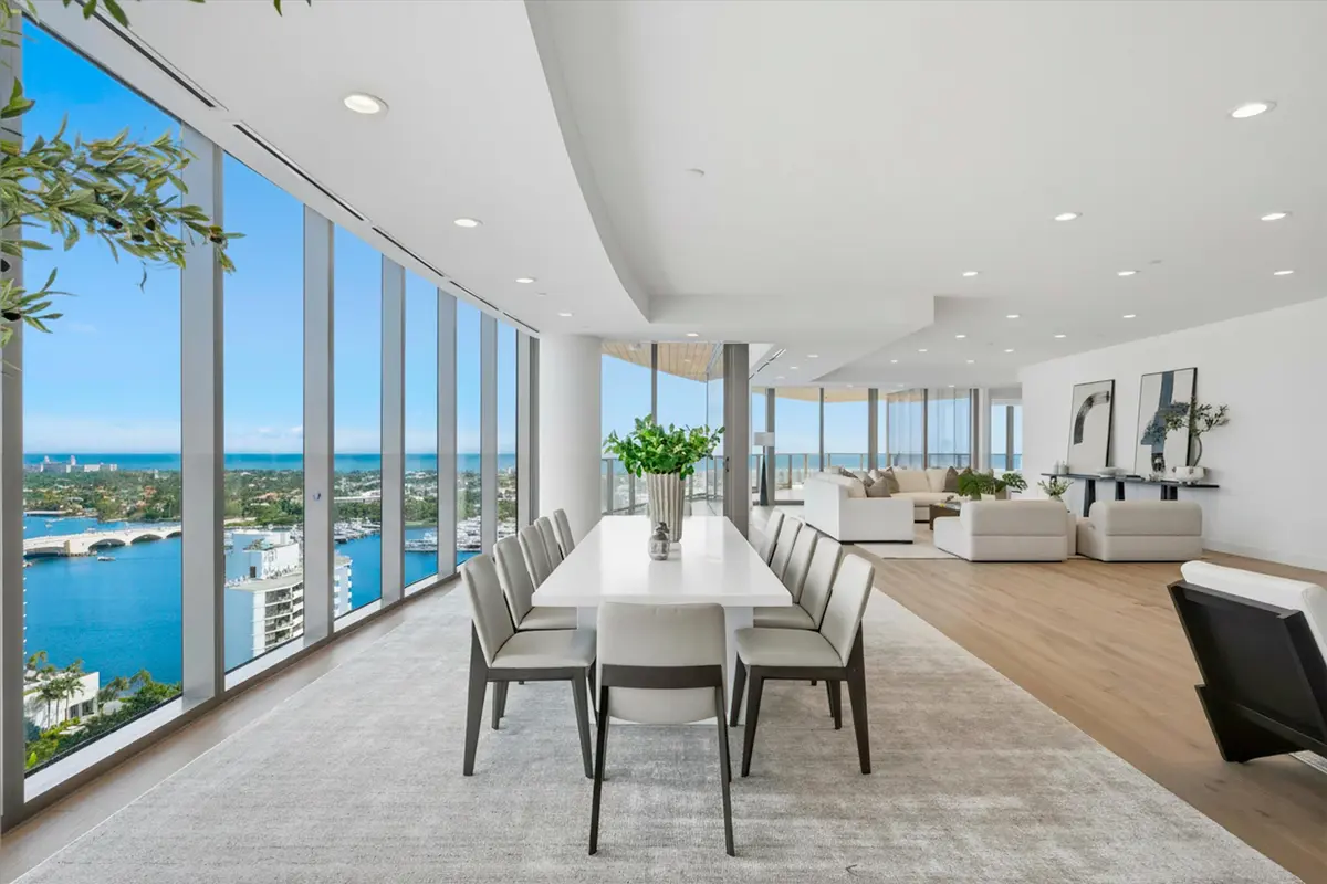 Dining Room at 1333 S Flagler Drive 2201, West Palm Beach