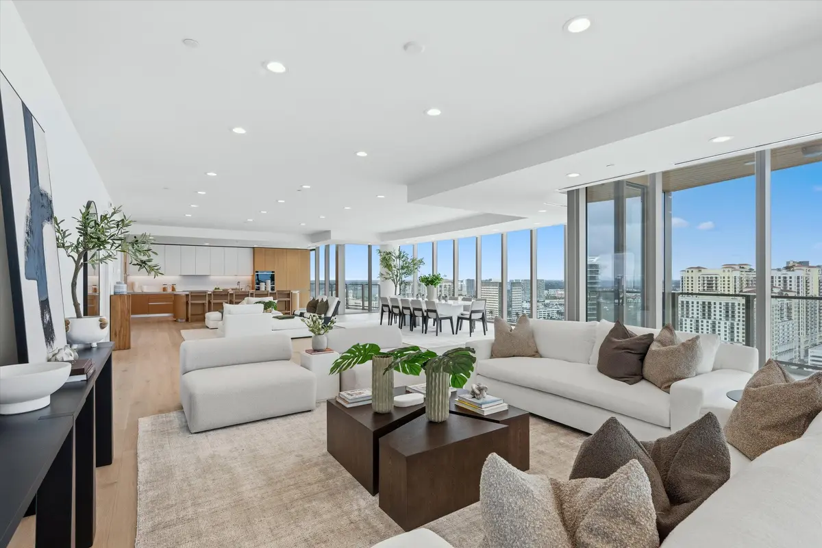 Living Room at 1333 S Flagler Drive 2201, West Palm Beach
