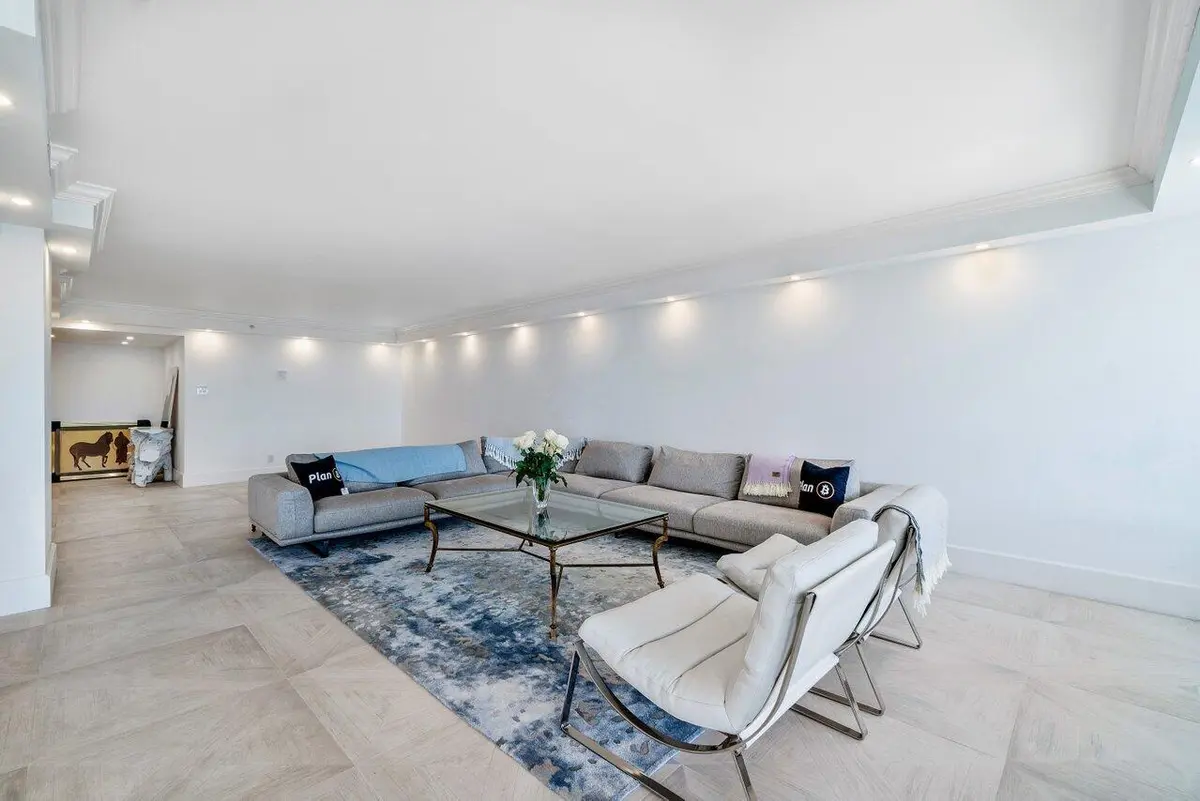 Living Area at 400 N Flagler Drive 1505, West Palm Beach