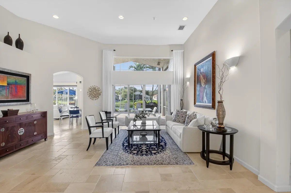 LIVING ROOM at 13197 Alhambra Lake Circle, Delray Beach