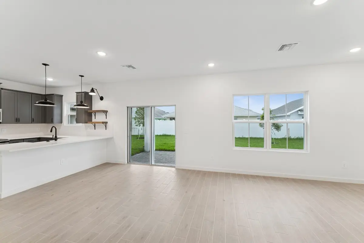 Great Room, Dining Area & Kitchen at 325 Silver Sands Lane 8, Fort Pierce