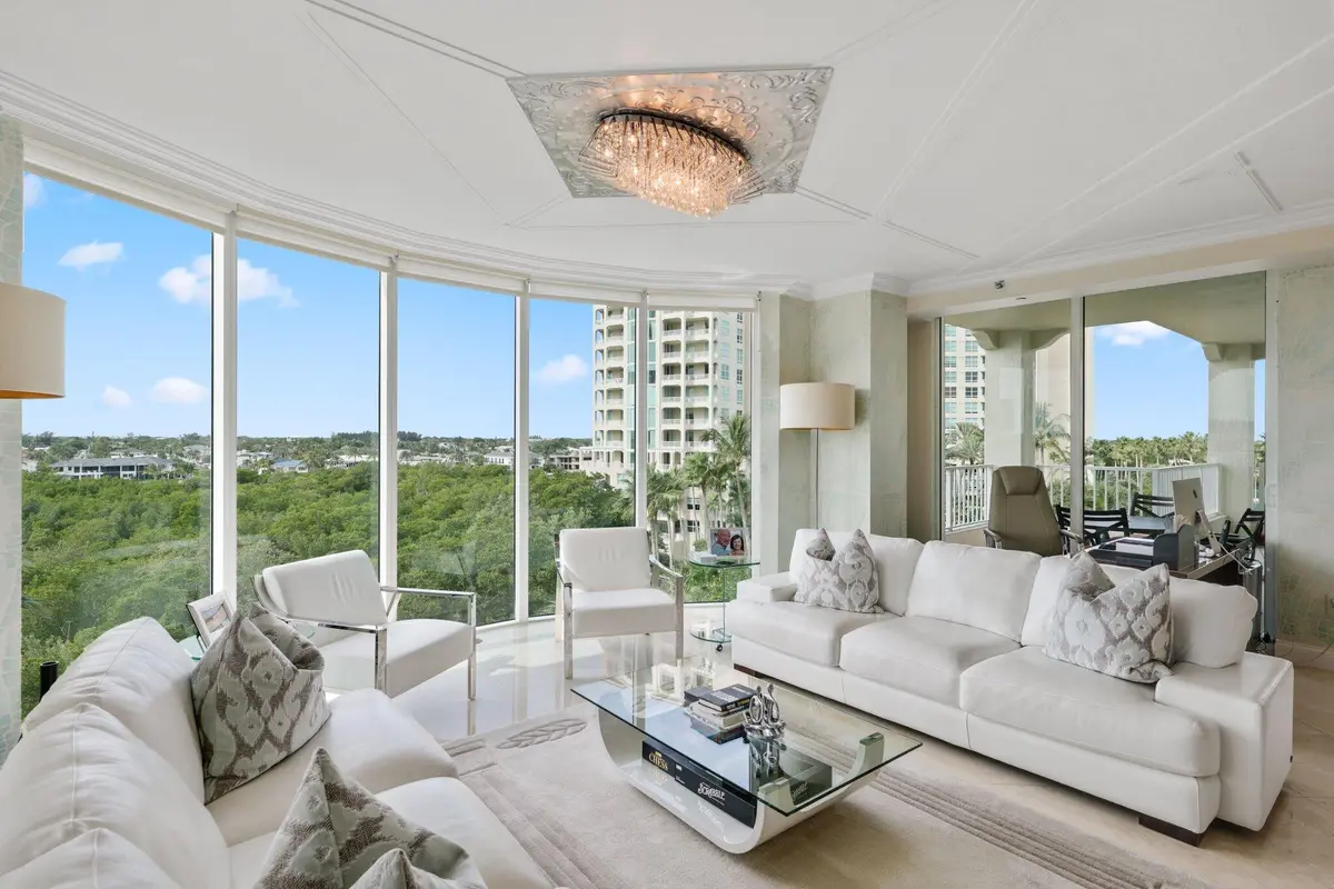 great room at 3740 S Ocean Boulevard 510, Highland Beach