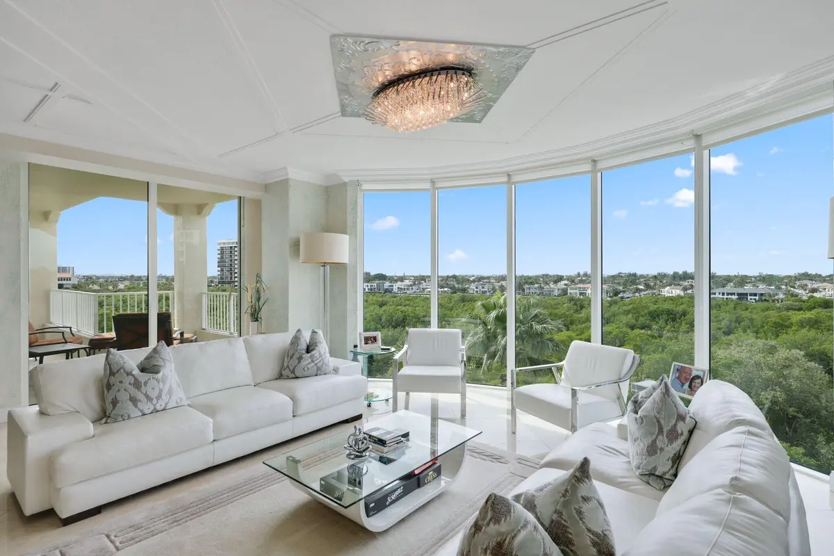 great room at 3740 S Ocean Boulevard 510, Highland Beach