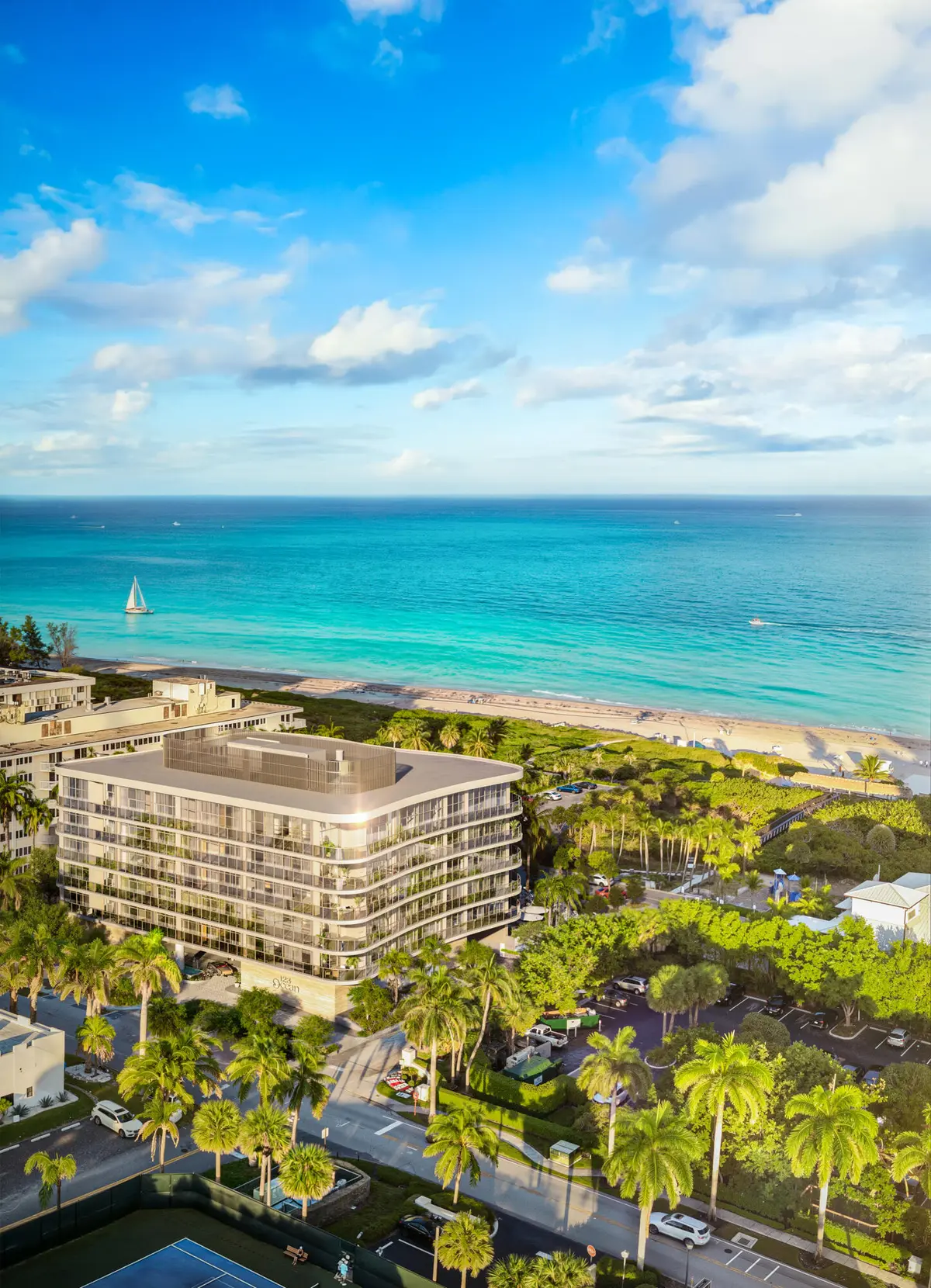 01_Aerial_07_Wider_VC_2 at 123 Ocean Drive Ph G, Palm Beach Shores
