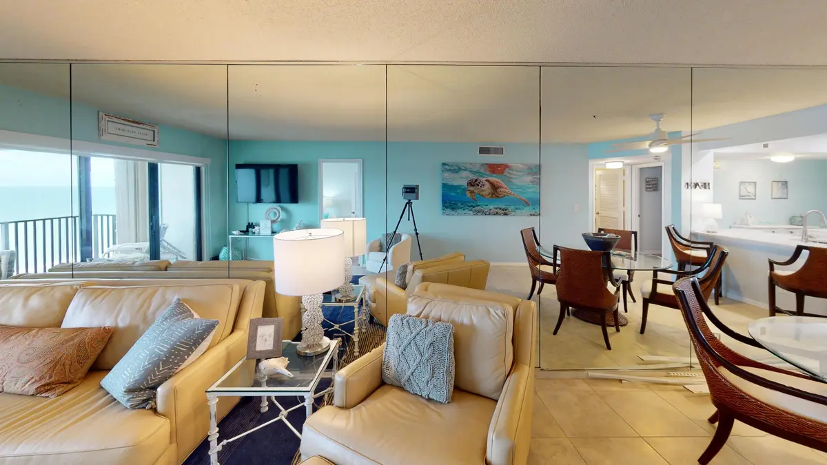 Living Room at 10044 S Ocean Drive 805, Jensen Beach