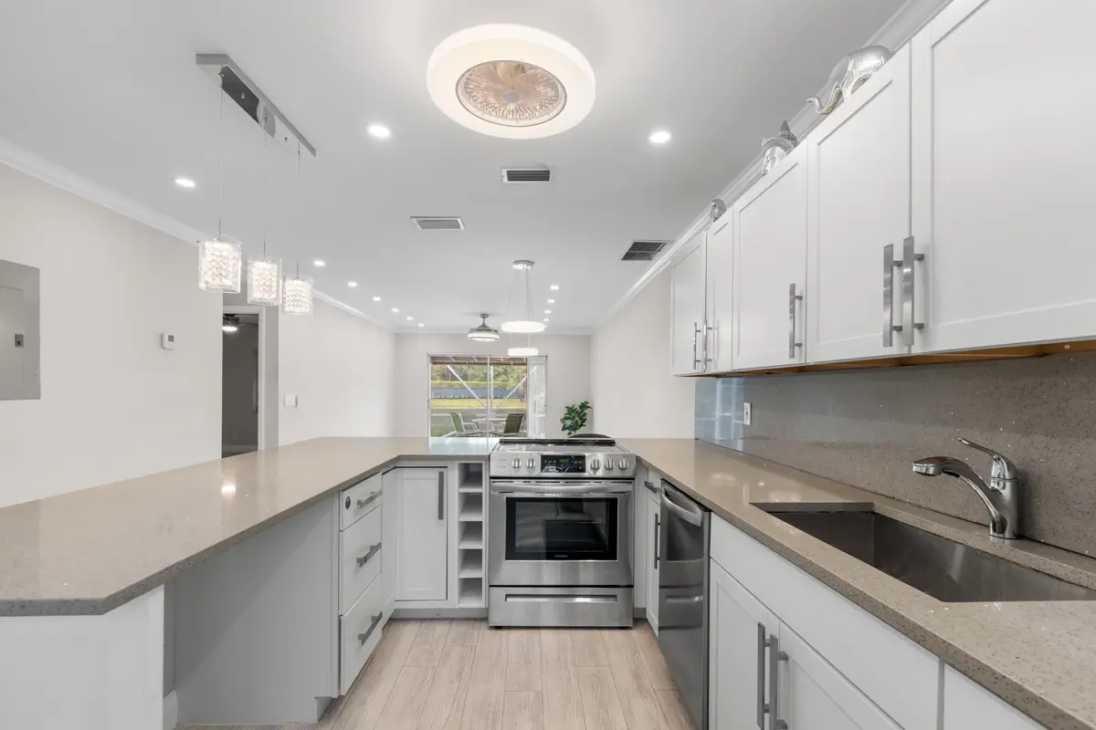 Kitchen at 8757 Bella Vista Drive 34, Boca Raton