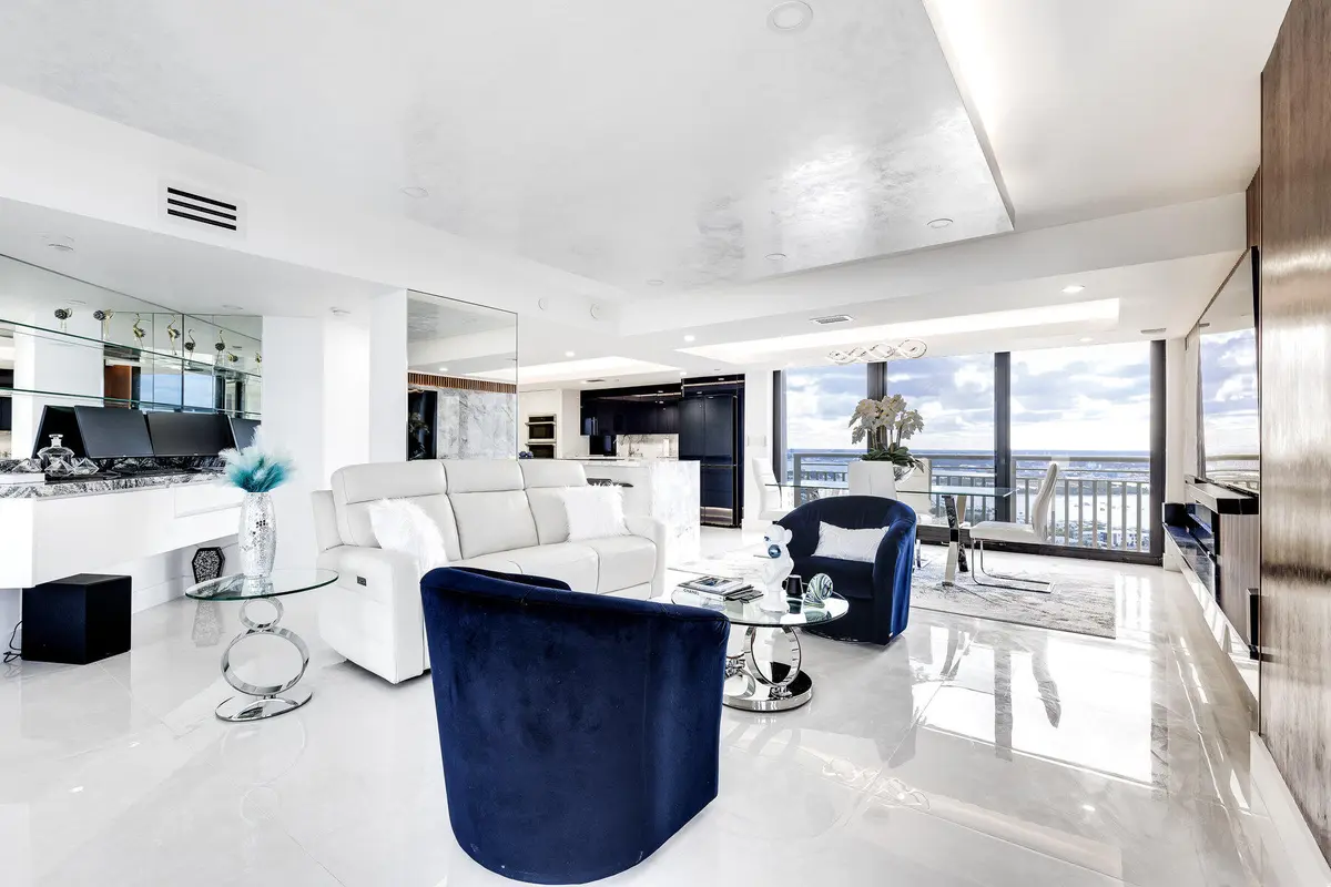 Livingroom at 3000 N Ocean Drive Ph-a, Singer Island