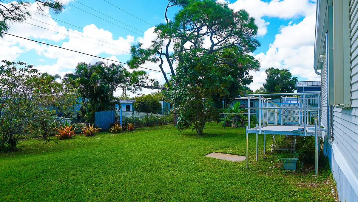 Backyard at 7030 SE Ridgeway Terrace, Hobe Sound
