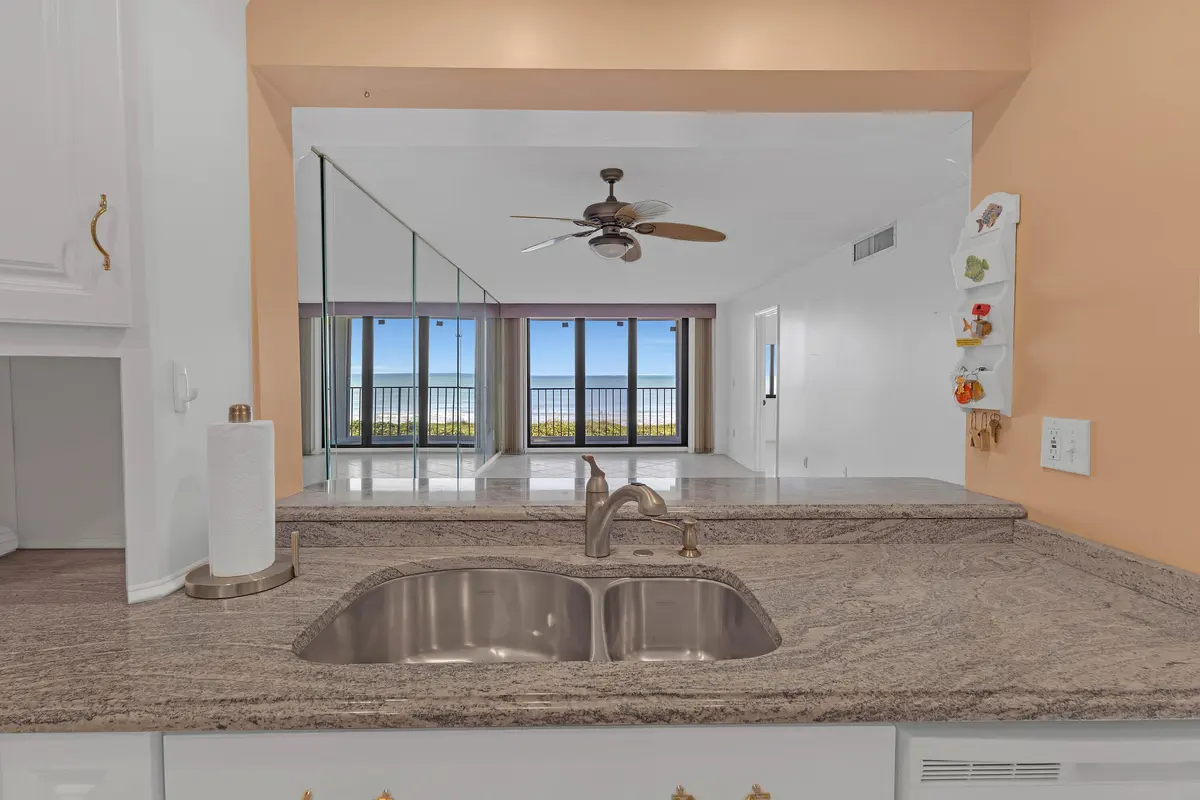 Living and Kitchen view at 4200 N Highway A1a 311, Hutchinson Island