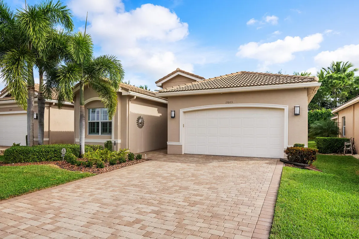 Lushly Landscaped Exerior at 11603 Dawson Range Road, Boynton Beach