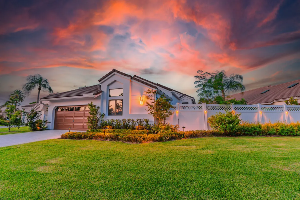 Night shot at 12836 Touchstone Place, Palm Beach Gardens