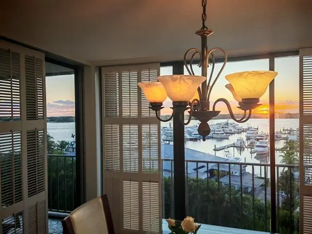 Dining Room at 120 Lakeshore Drive 735, North Palm Beach