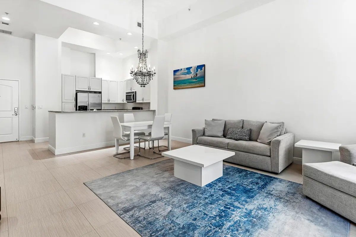 Open Kitchen Bar Area at 701 S Olive Avenue 506, West Palm Beach