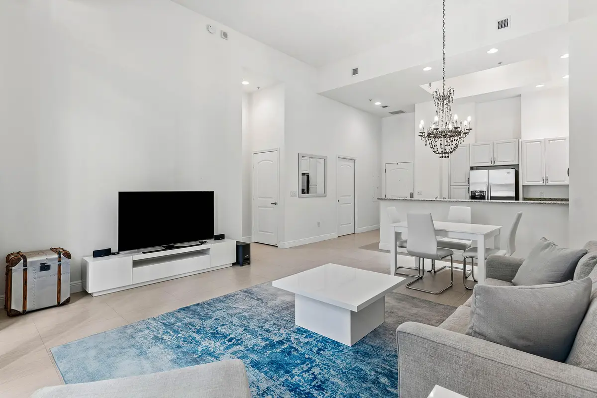 Expansive Living and Dining Room at 701 S Olive Avenue 506, West Palm Beach