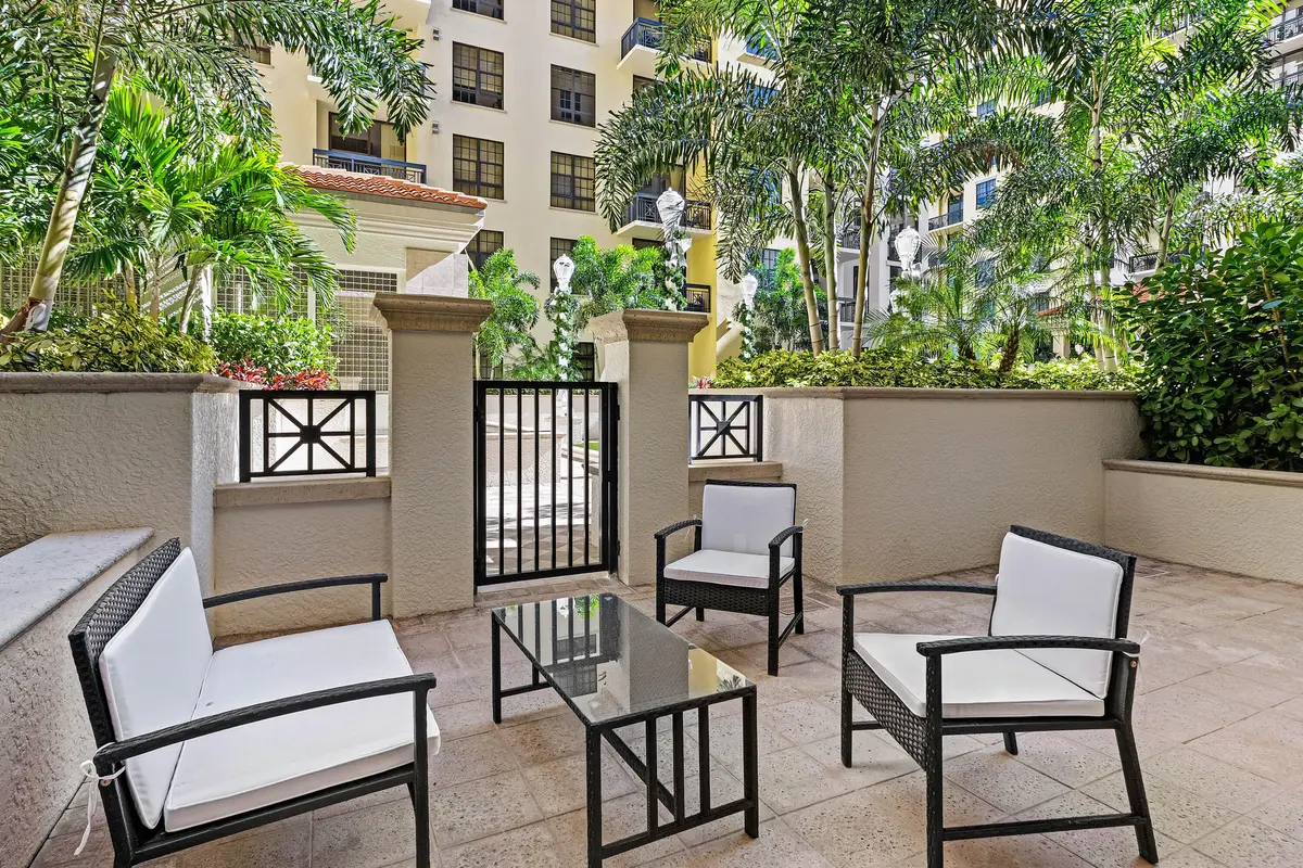 Large Private Gated Patio at 701 S Olive Avenue 506, West Palm Beach