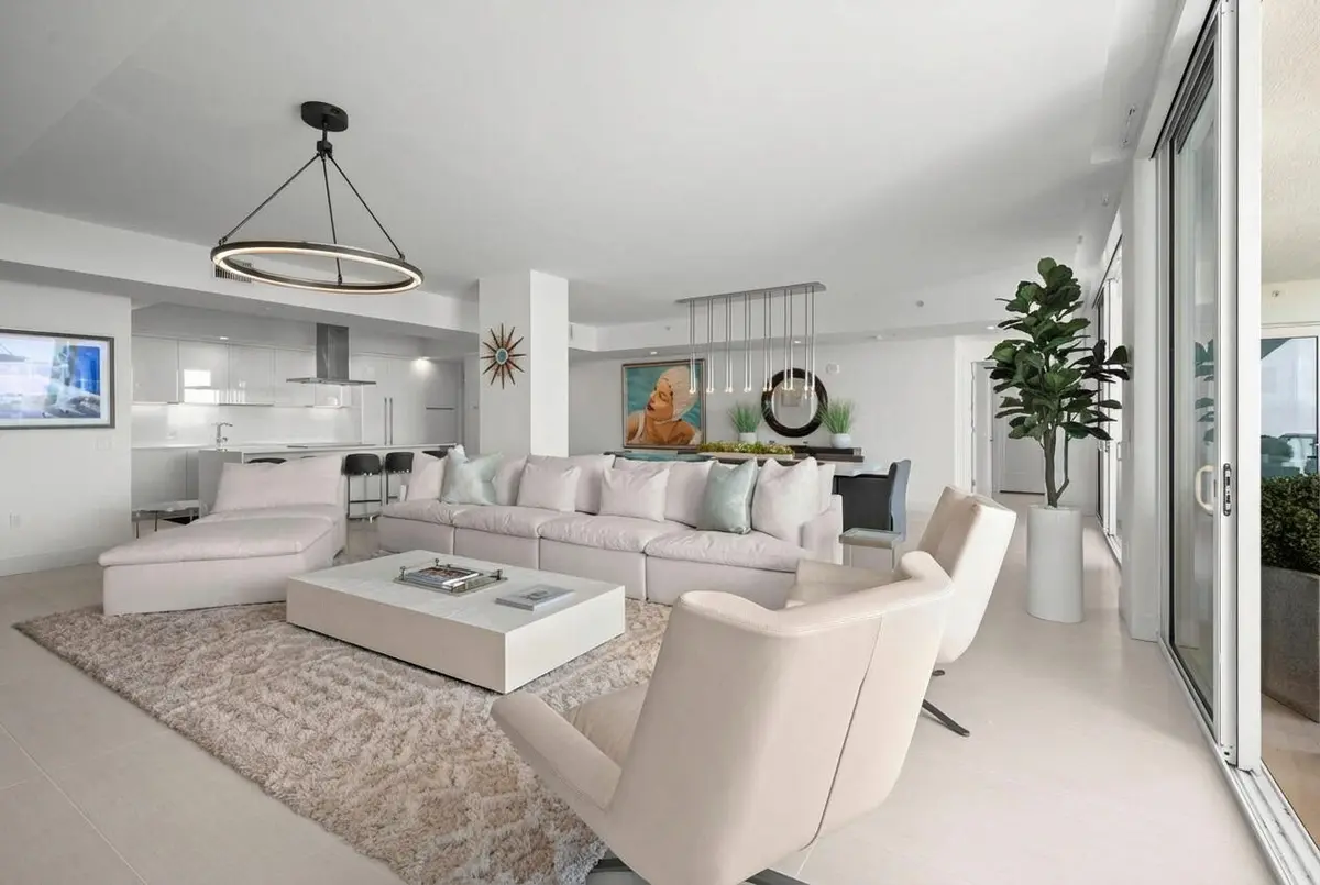 Living Room at 20155 Boca West Drive C504, Boca Raton