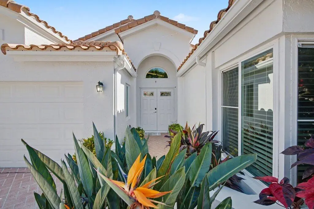 Front Walkup at 9879 Harbour Lake Circle, Boynton Beach