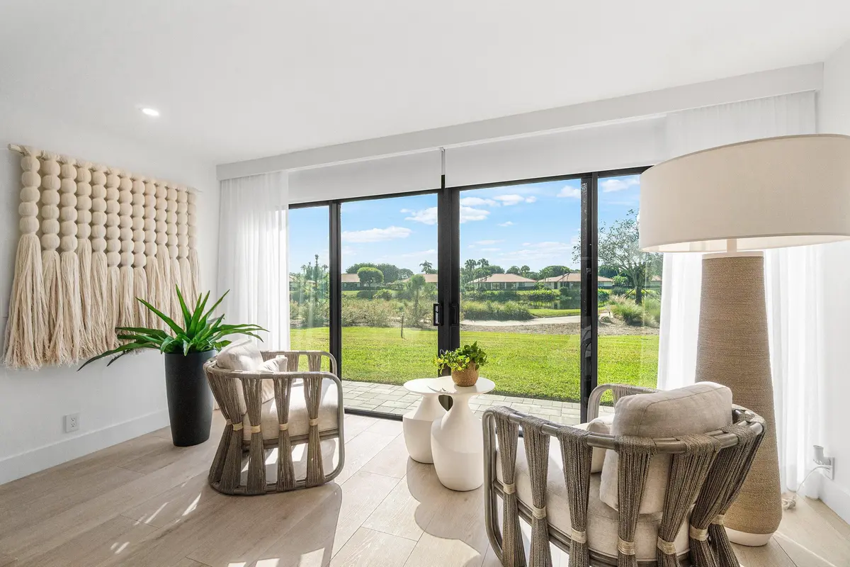 Casual living area at 10263 Quail Covey Road Hibiscus S, Boynton Beach