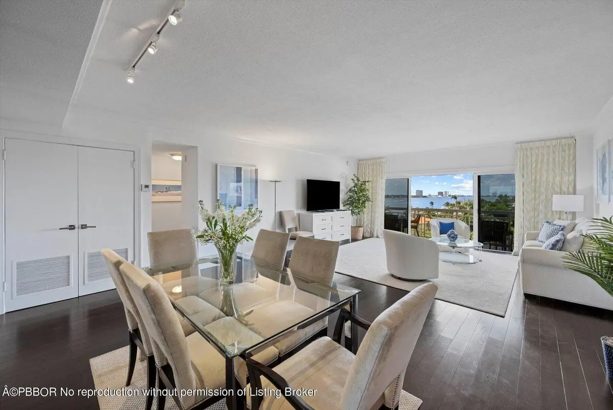 Dining Area/Living Area at 250 Bradley Place 705, Palm Beach