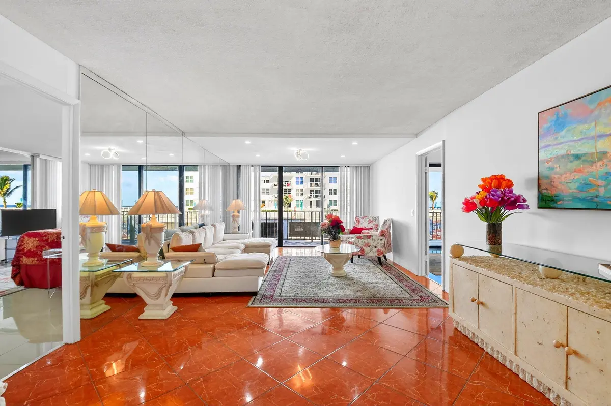 Living Room at 3456 S Ocean Boulevard 1040, Palm Beach