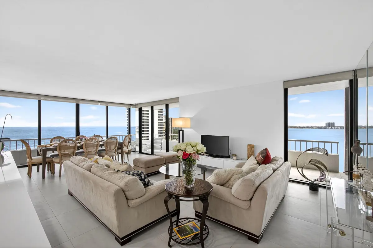 Living Room East at 5540 N Ocean Drive 14b, Singer Island