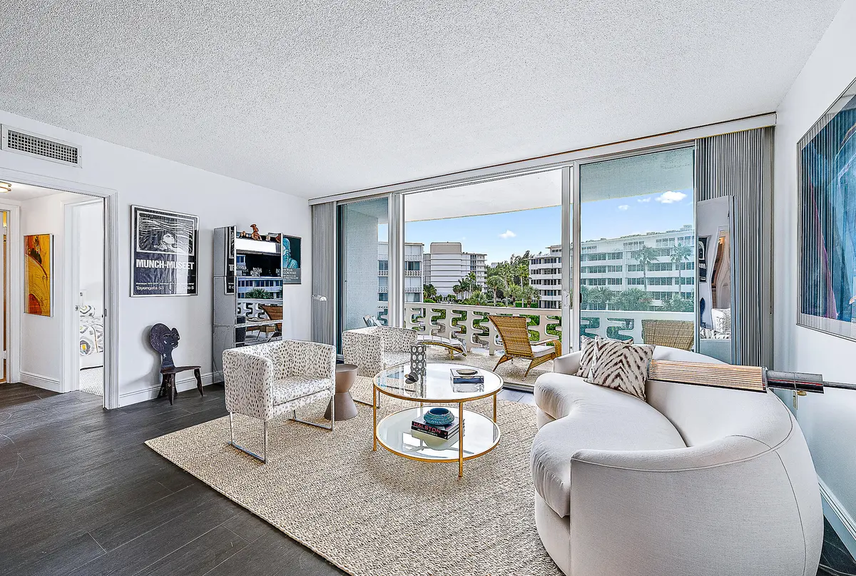 Living Room at 2760 S Ocean Boulevard 310, Palm Beach