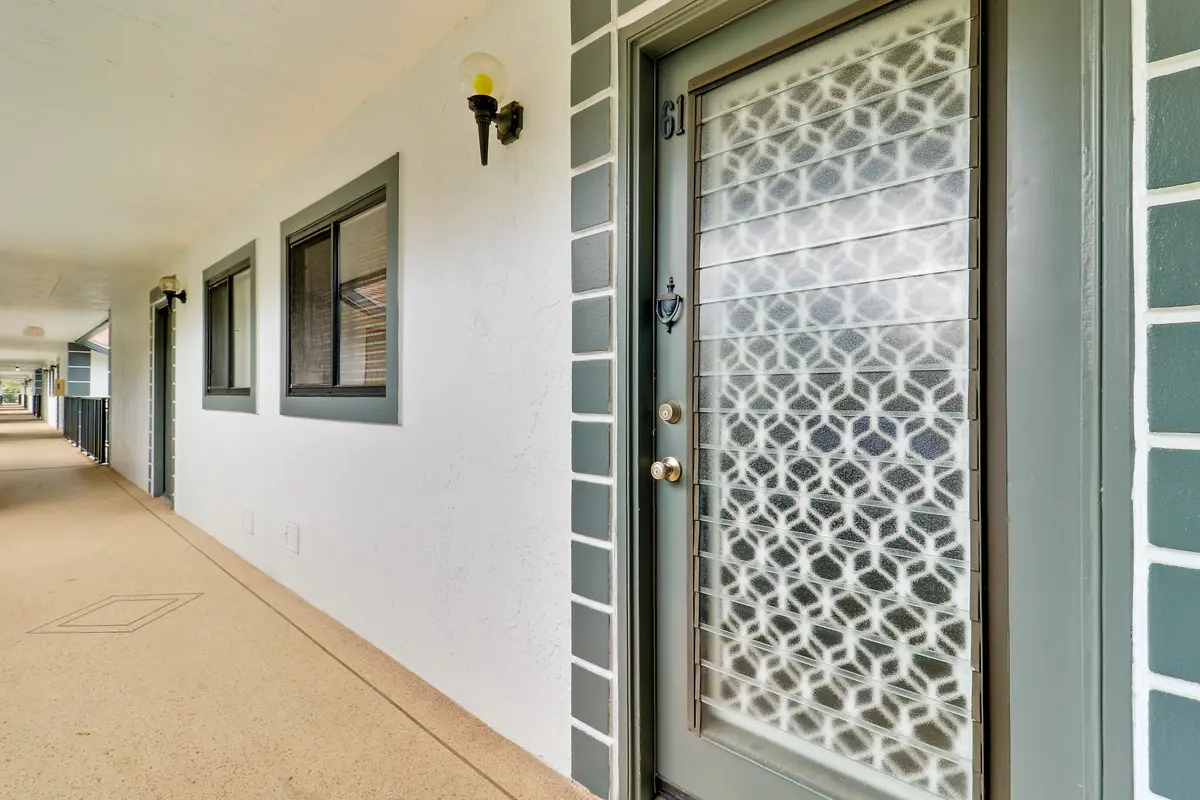 Front door at 15364 Lakes Of Delray Boulevard 61, Delray Beach