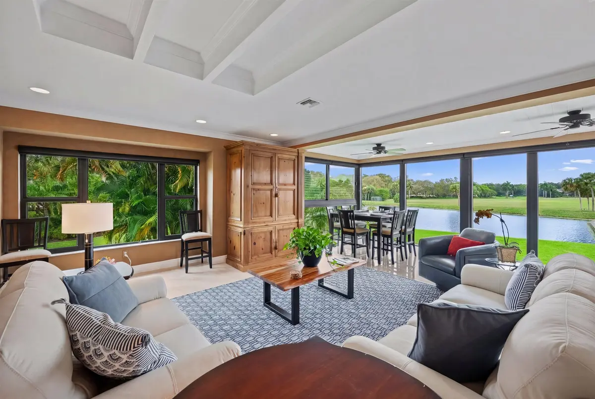 Living Room at 13254 Polo Club Road C202, Wellington