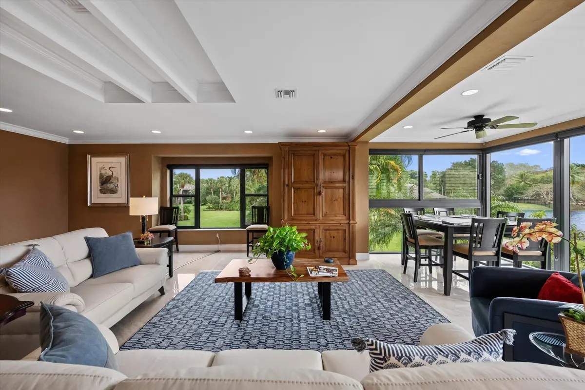 Living Room at 13254 Polo Club Road C202, Wellington