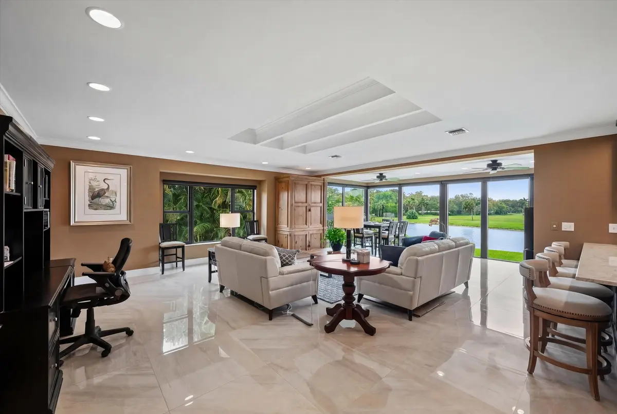 Living Room at 13254 Polo Club Road C202, Wellington