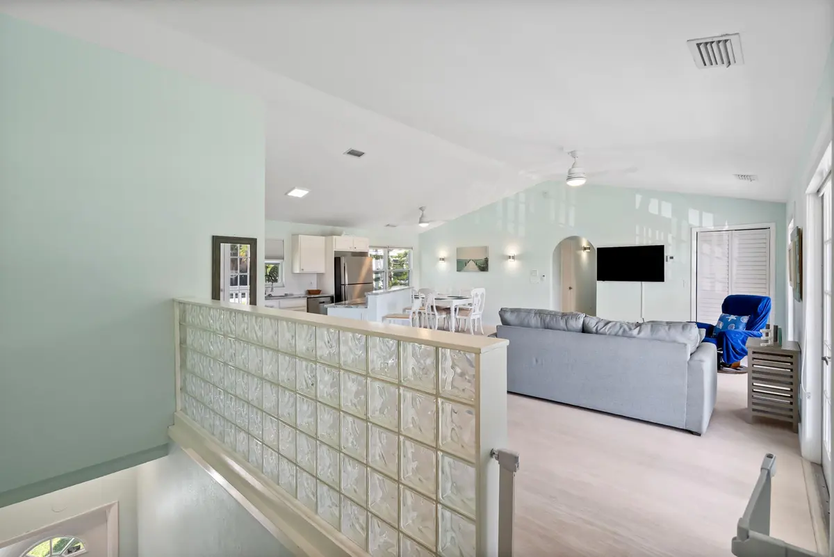 Livingroom long view at 670 Hernando Street A, Fort Pierce